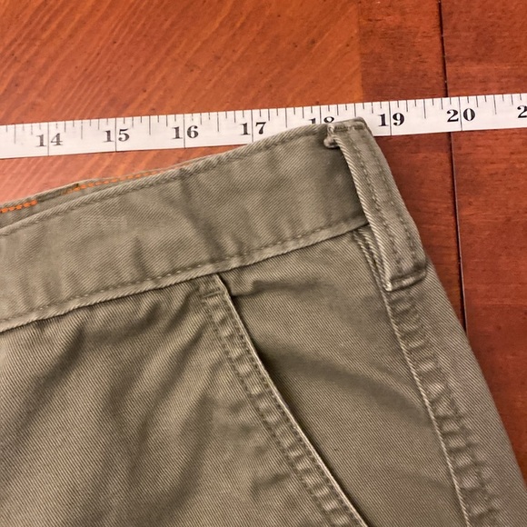 Eddie Bauer 40 Men’s Cargo Shorts Army Green Cotton - Picture 10 of 12